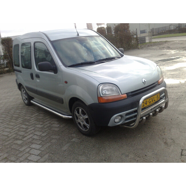 Renault Kangoo Sidebars met aluminium treeplank L2