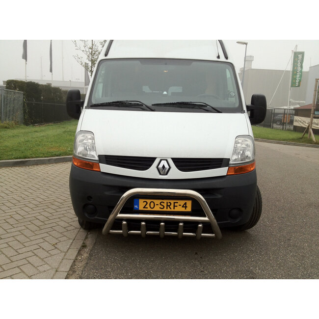 Renault Master Pushbar Bullbar met carterbeschermer