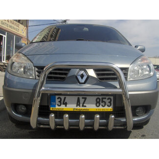 Renault Megane Scenic Pushbar met carterbeschermer