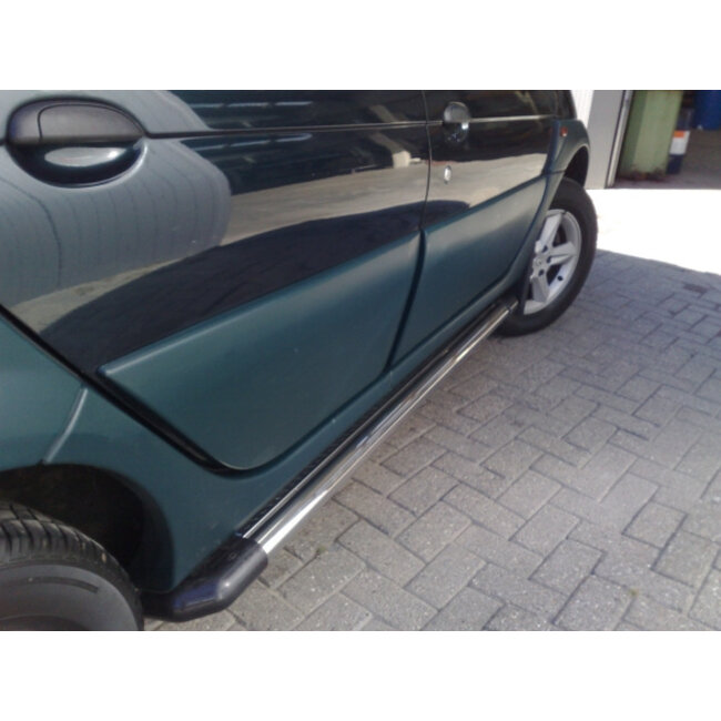 Renault Megane Scenic Sidebars met rvs trede