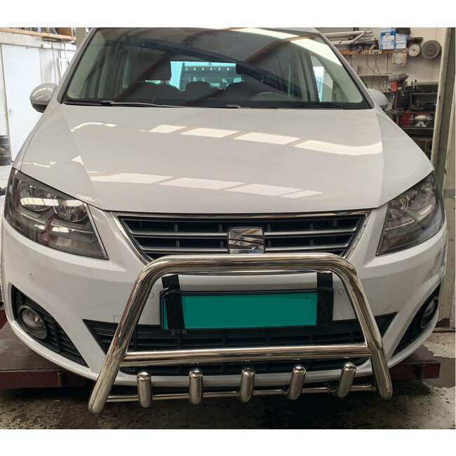 Seat Alhambra Pushbar Bullbar met carterbeschermer