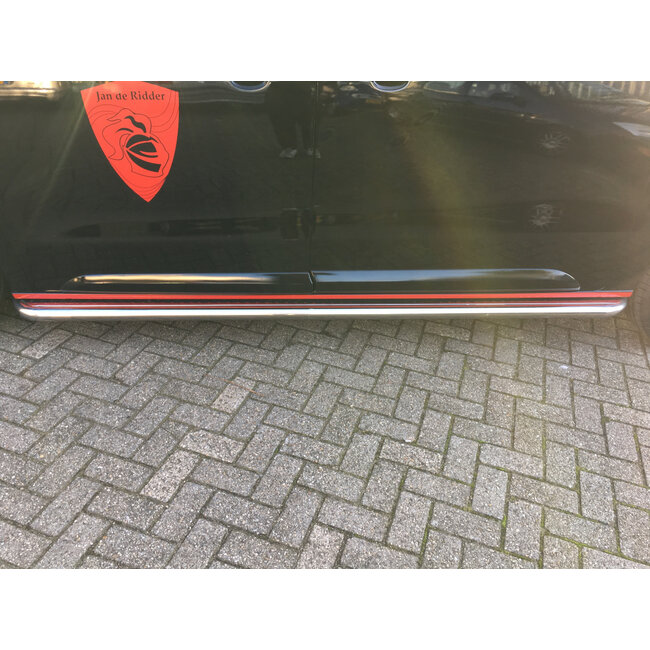 Toyota Proace Opel Vivaro Sidebars met RVS trede L2/L3