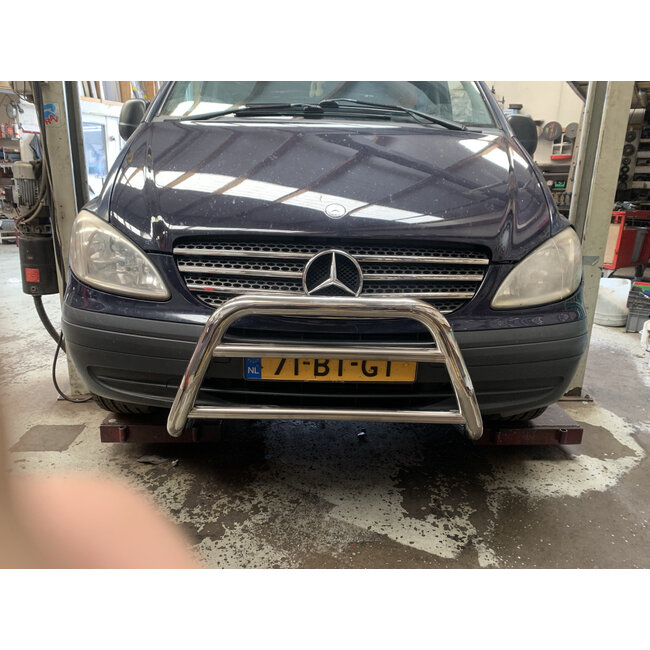 Vito W639 Bullbar Pushbar met dwarsbuis