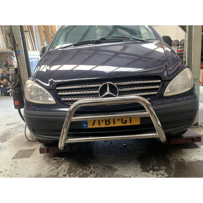 Vito W639 Bullbar Pushbar met dwarsbuis