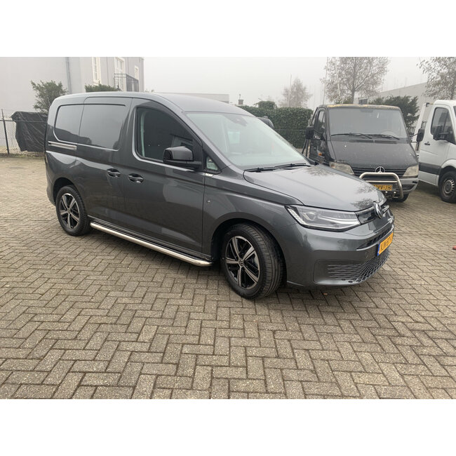 VW Caddy MK5 Sidebars met rvs trede L1