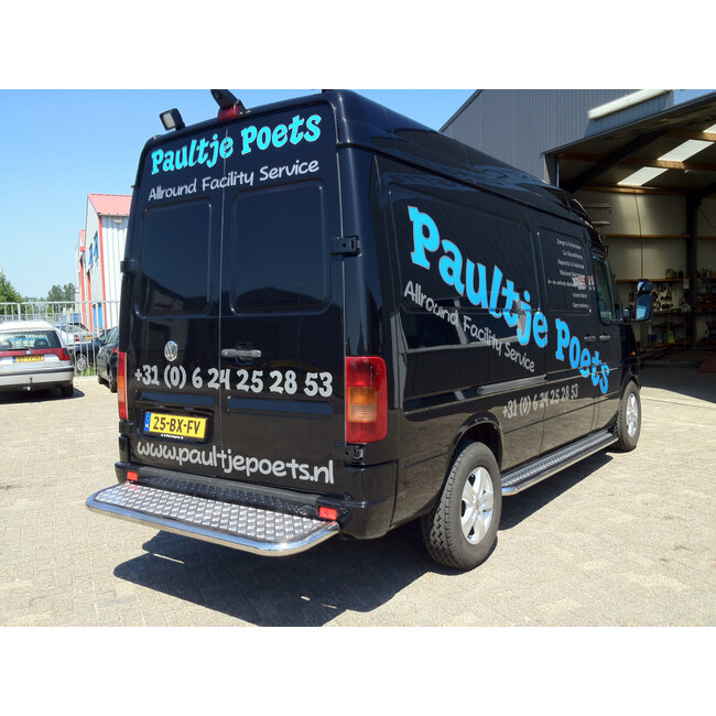 VW LT Sidebars met rvs trede L2