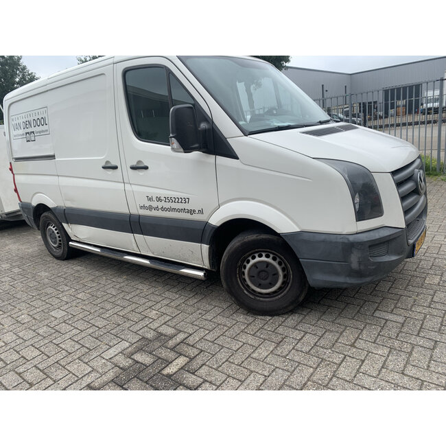 VW LT Sidebars rechte buis 70 mm met opstapjes L1