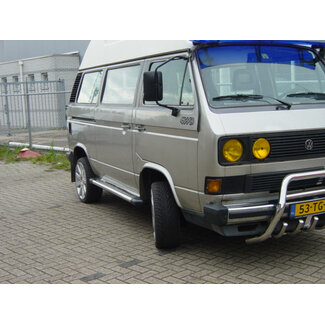 VW T3 Sidebars met rvs trede