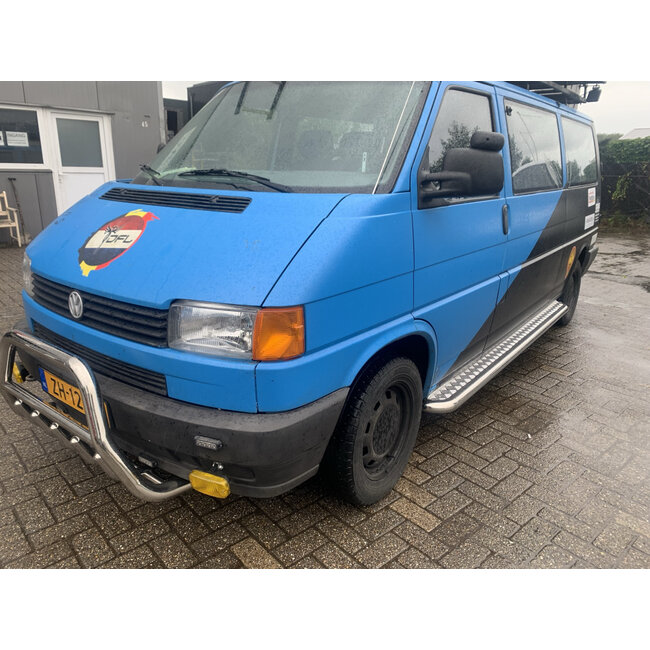 VW T4 Sidebars buis 60 mm met aluminium treeplank L1