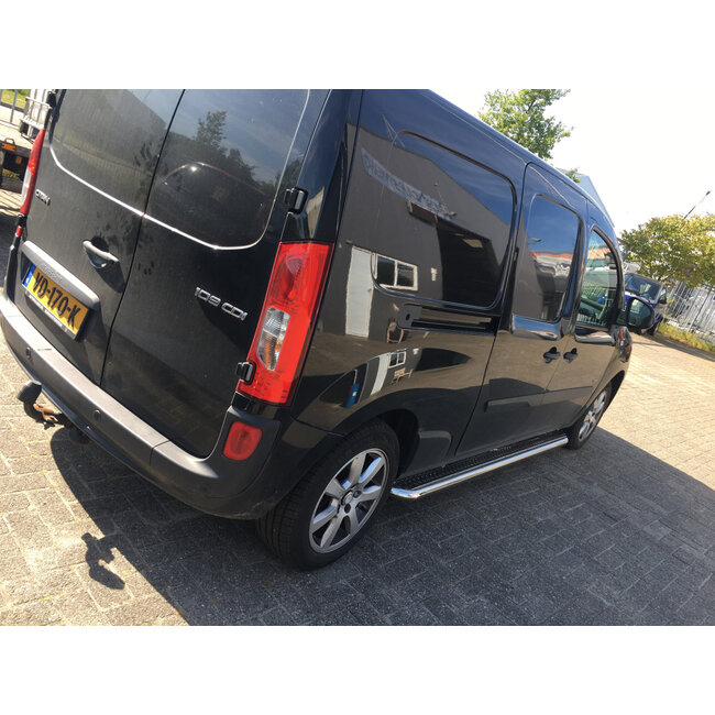 W415 Citan Sidebars met rvs traanplaat L2