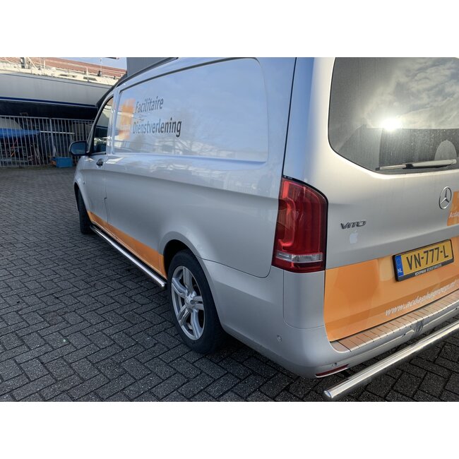 Mercedes-Benz Sidebars rechte buis zonder plaat(set van 2 stuks)