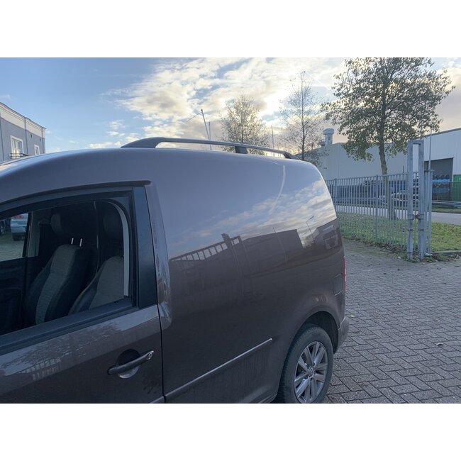 VW Caddy Dakrails Aluminium Zwart