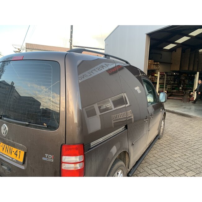 VW Caddy Dakrails Aluminium Zwart