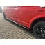 VW T5 T6 Sidebars 70 mm met steps Zwart gepoedercoat