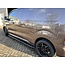 Peugeot Expert Citroen Jumpy Sidebars met RVS trede L2/L3 Zwart Gepoedercoat