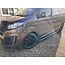 Peugeot Expert Citroen Jumpy Sidebars met RVS trede L2/L3 Zwart Gepoedercoat