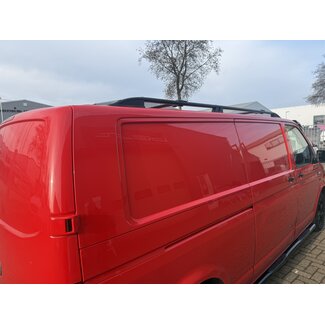 VW T5 T6 Dakrails Gebogen Aluminium Zwart