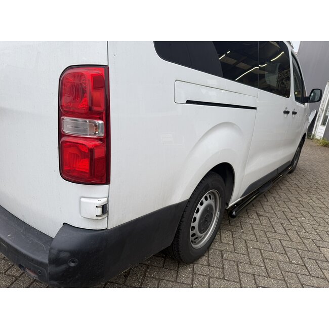 Opel Vivaro vanaf 2019 Sidebars met steps L2/L3 Zwart Gepoedercoat