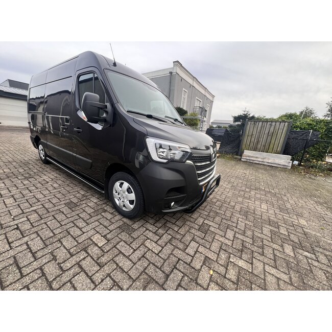 Renault Master vanaf 2019 Pushbar Bullbar met carterbeschermer Zwart