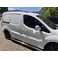Peugeot Partner 2008-2018 Dakrails Gebogen Aluminium Zwart
