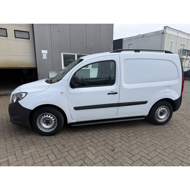 Mercedes Citan vanaf 2012 Sidebars RVS trede Zwart gepoedercoat