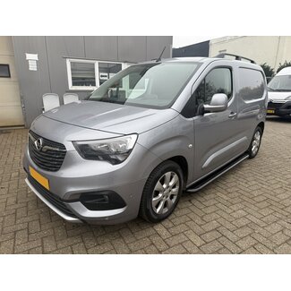 Peugeot Partner Rifter Berlingo Combo Proace City Sidebars met rvs trede zwart