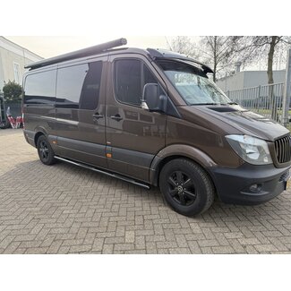 Mercedes Sprinter W906 Sidebars sidesteps met opstapjes Zwart L1