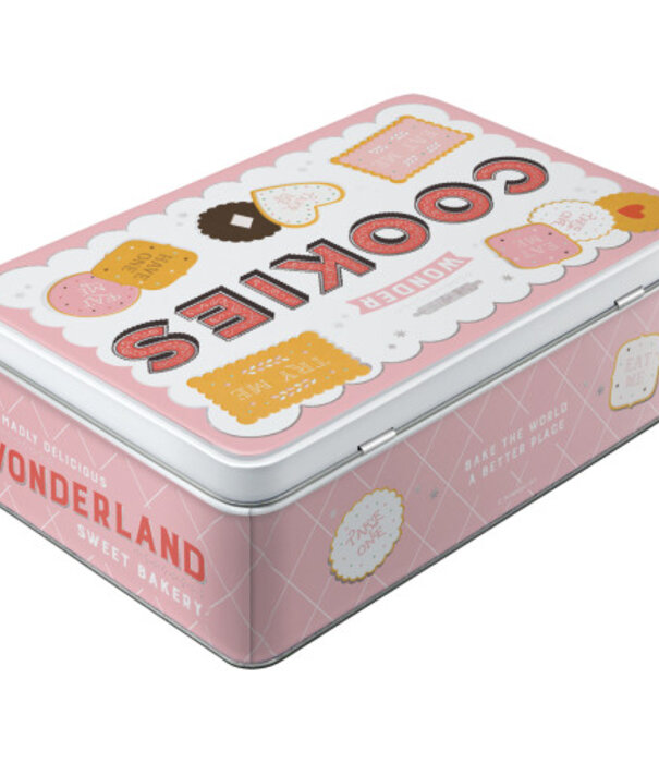 Nostalgic Art flat tin box - cookies