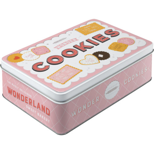 Jelly Jazz flat tin box - cookies