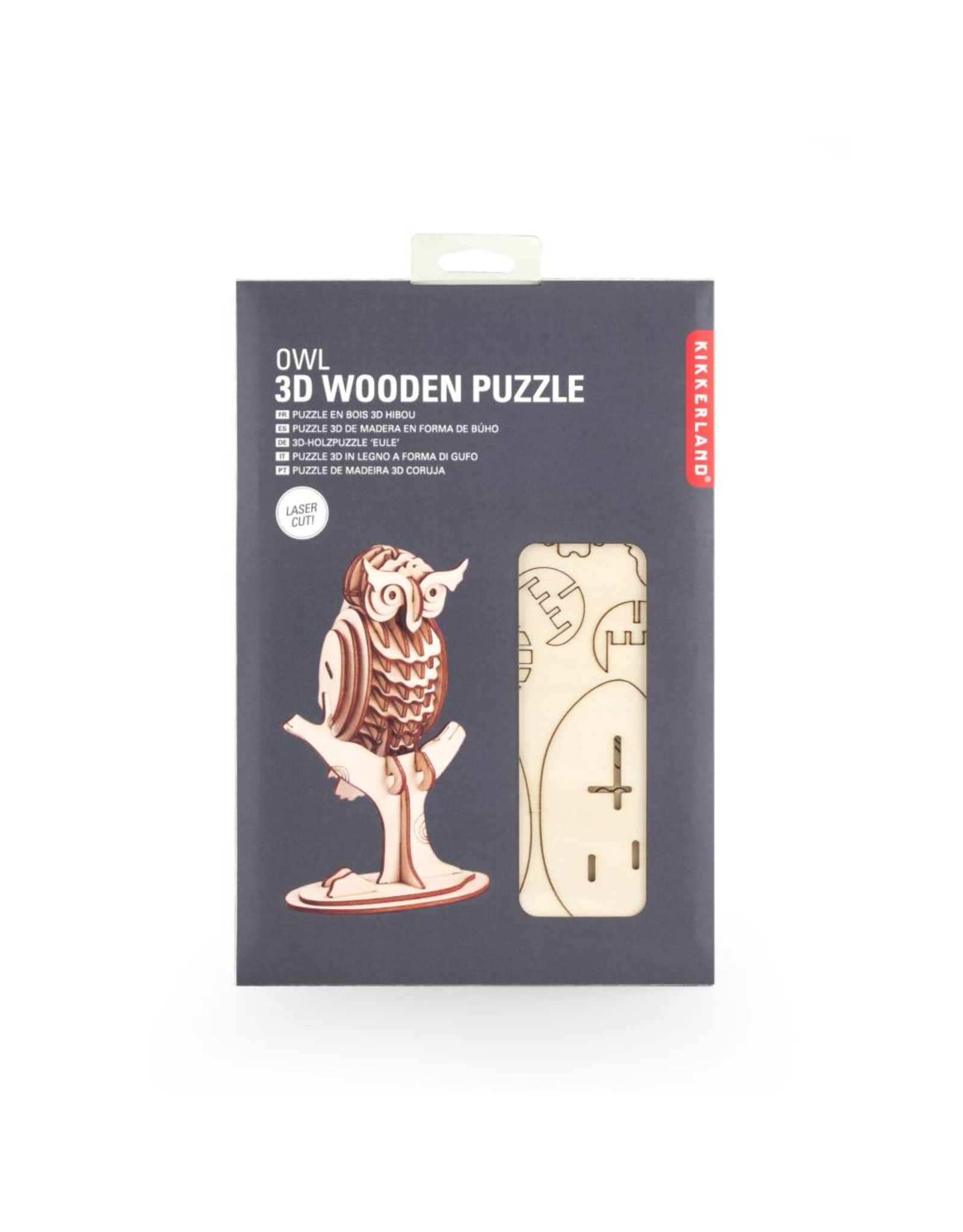 Jelly Jazz 3D houten puzzel - uil