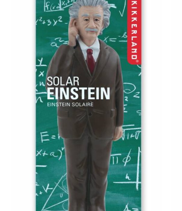 Kikkerland solar figurine - Einstein