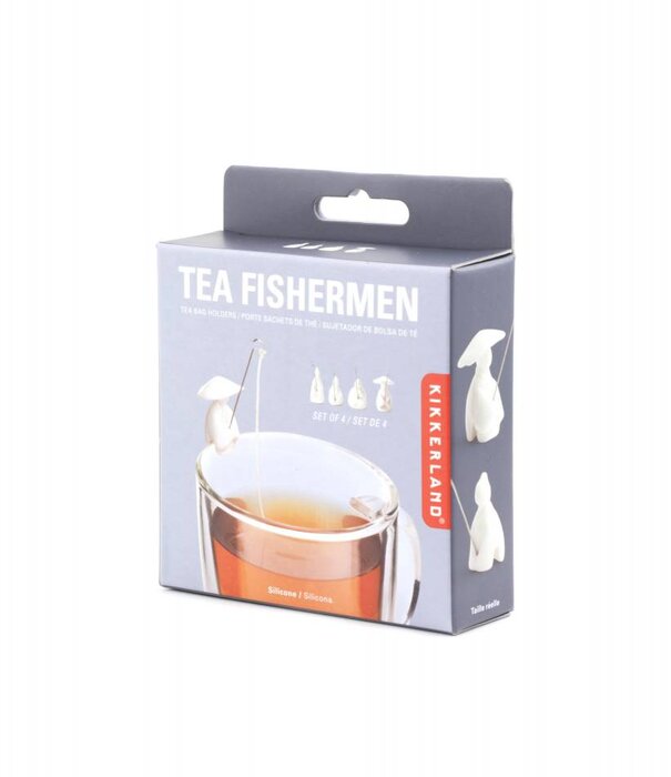 Kikkerland tea bag holder - fishermen
