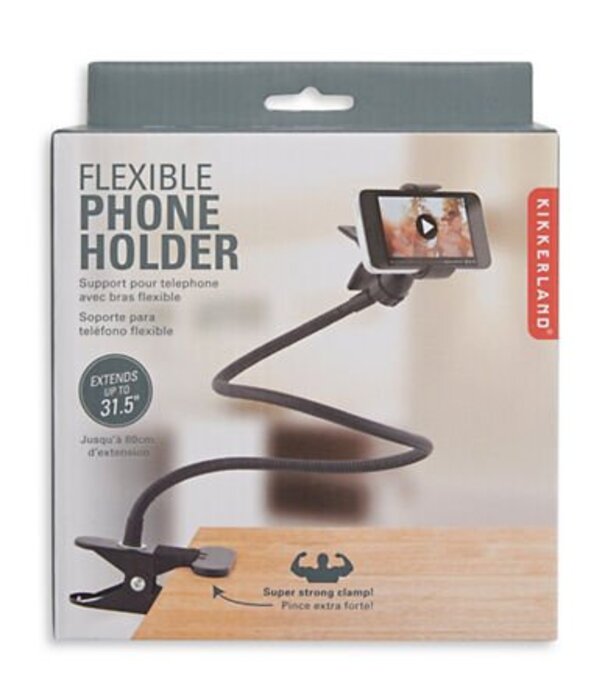 Kikkerland gooseneck phone holder