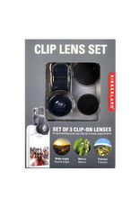 Kikkerland clip lens set voor gsm
