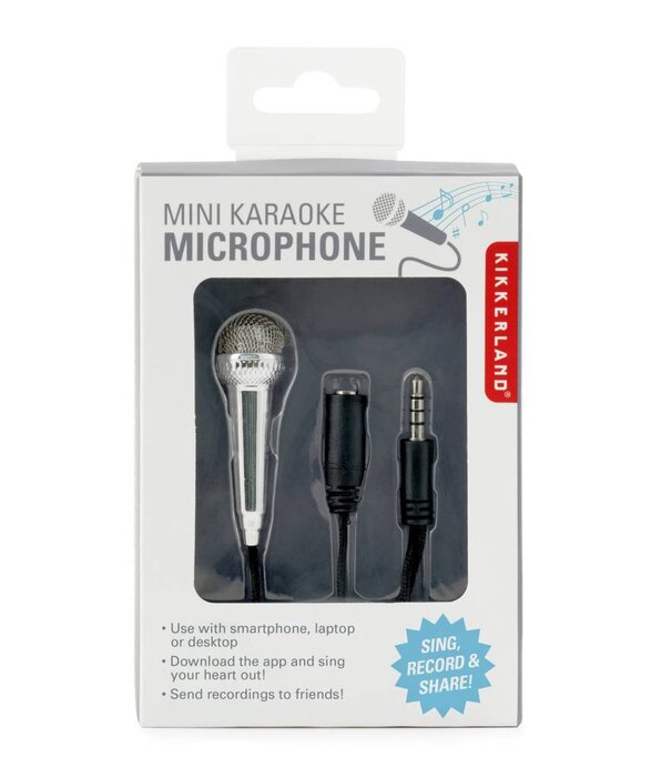 Kikkerland mini karaoke microfoon