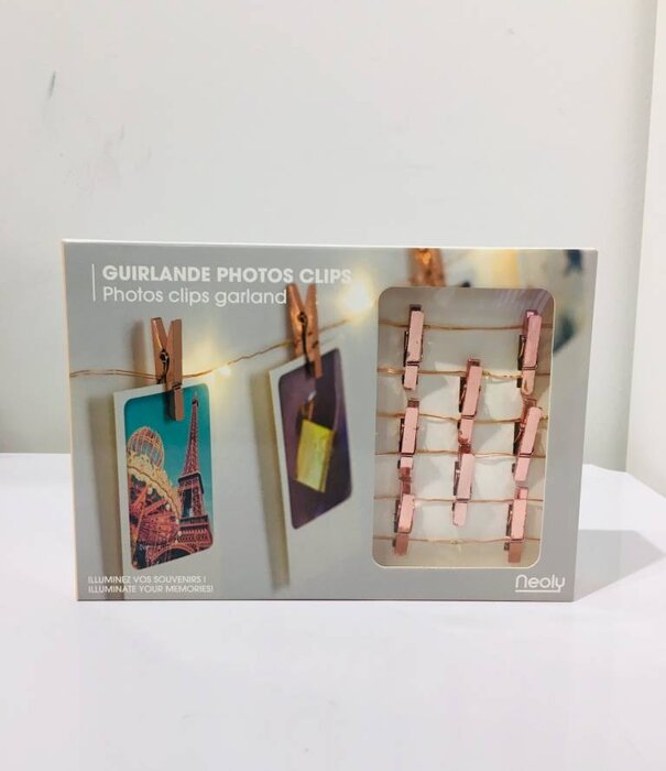 La Chaise Longue light string - photo clips (copper)