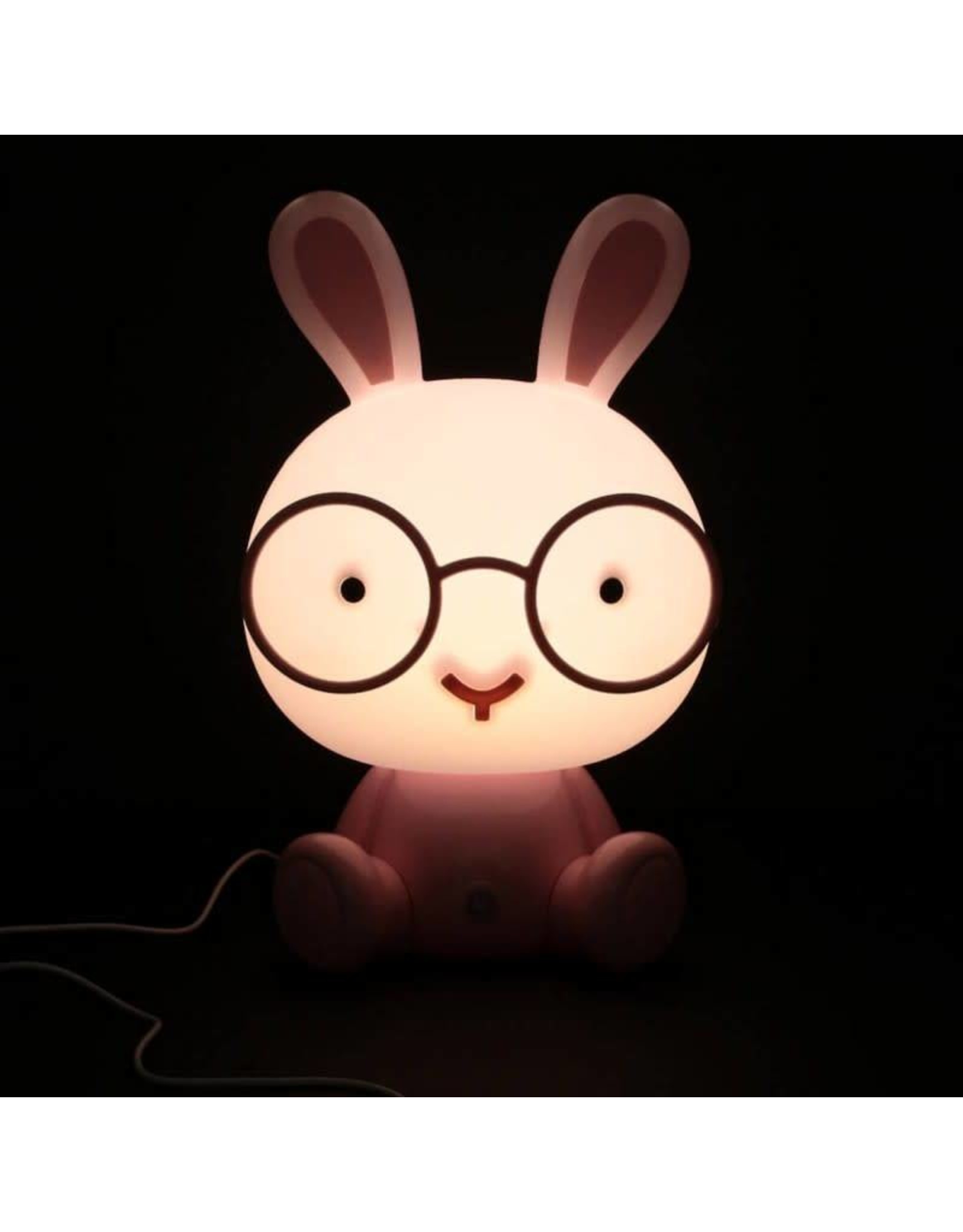 Le Studio nachtlamp in de vorm van een konijn (roze)
