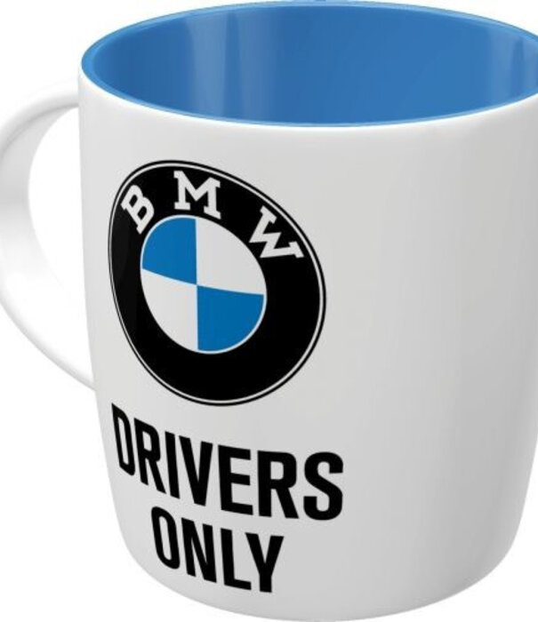 Nostalgic Art drinkbeker - BMW drivers only