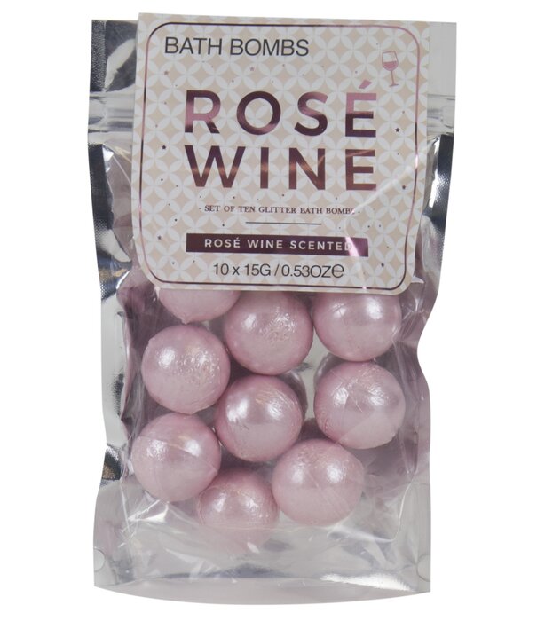 Gift Republic badballen - rosé wijn