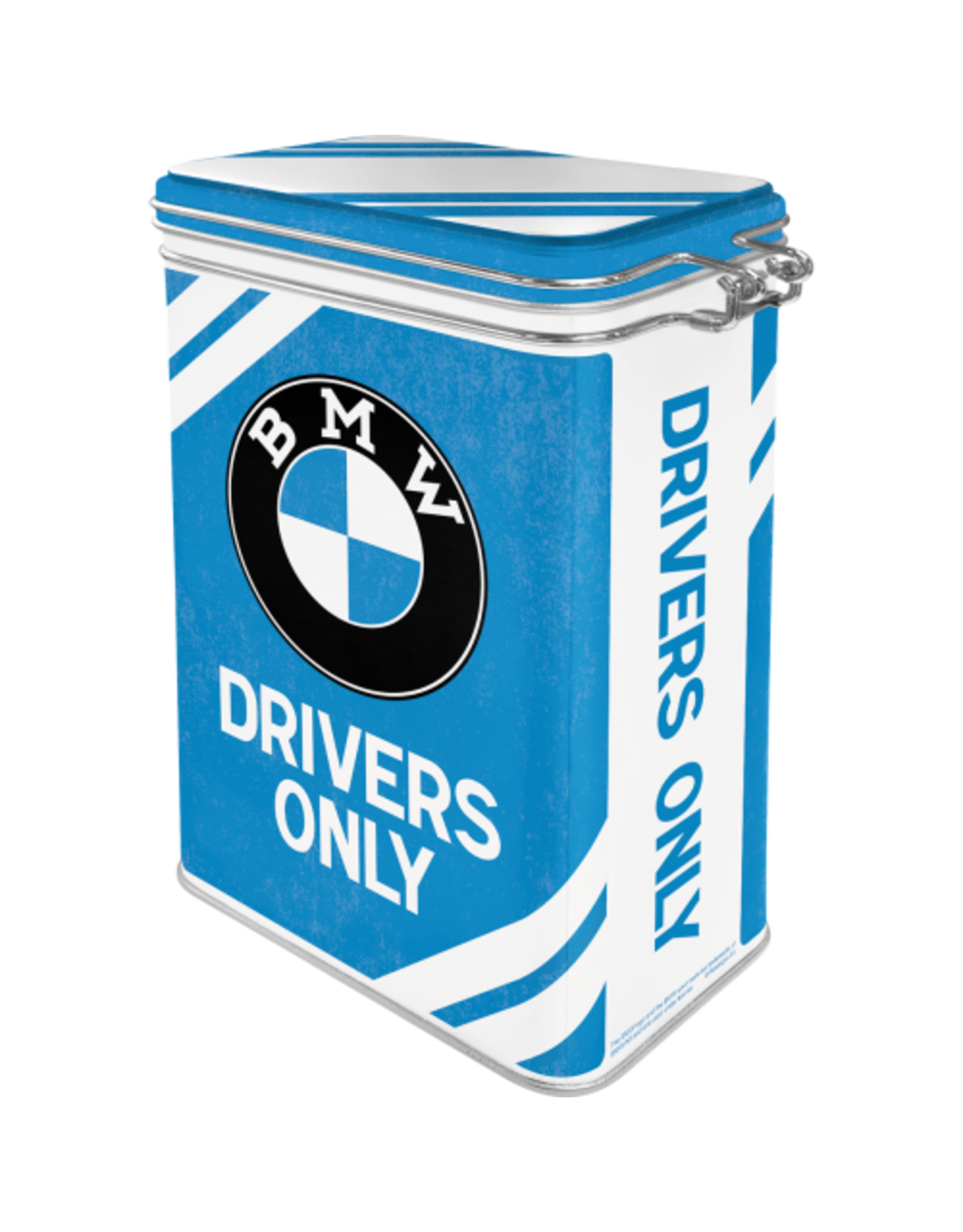 Nostalgic Art blikken doos met clip - BMW drivers only