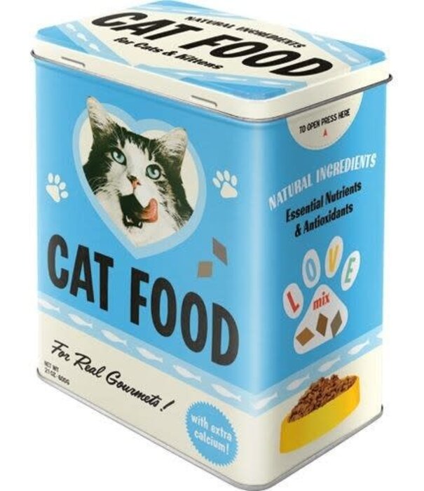 Nostalgic Art blikken doos - cat food