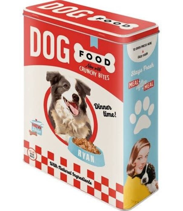 Nostalgic Art tin box - XL - dog food