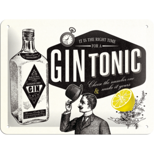 sign - 15x20 - gin tonic