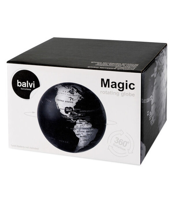 Balvi globe - magic rotatory (black)