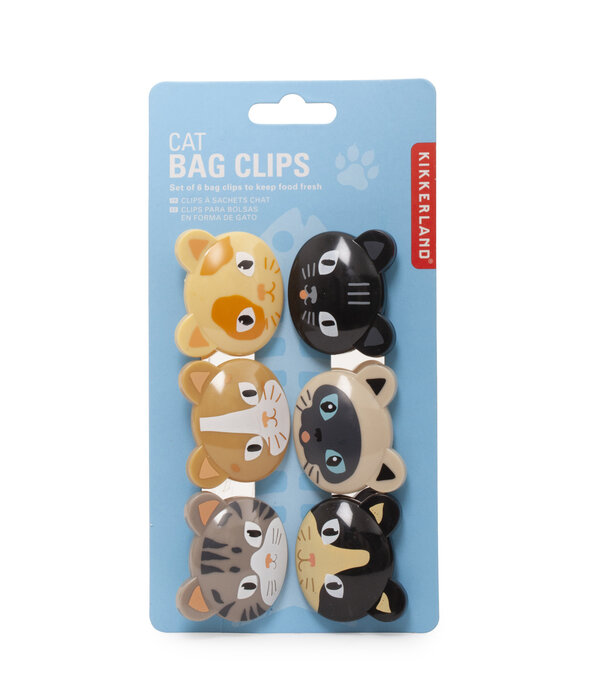 Kikkerland bag clips - cat