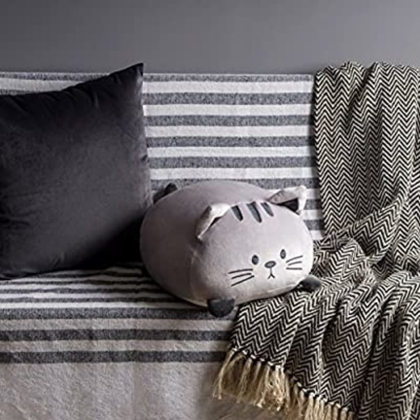 Jelly Jazz pillow - kitty (grey)