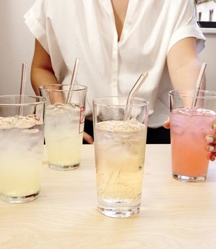 reusable straws - glass