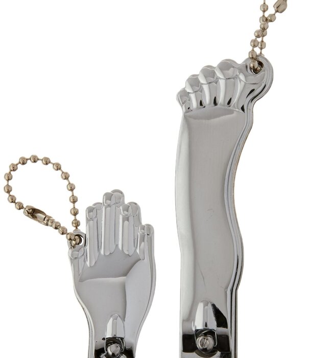 Kikkerland nail clippers - hand & foot (chrome)