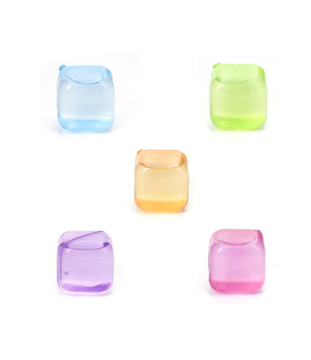 Kikkerland reusable ice cubes - squared (30pcs)