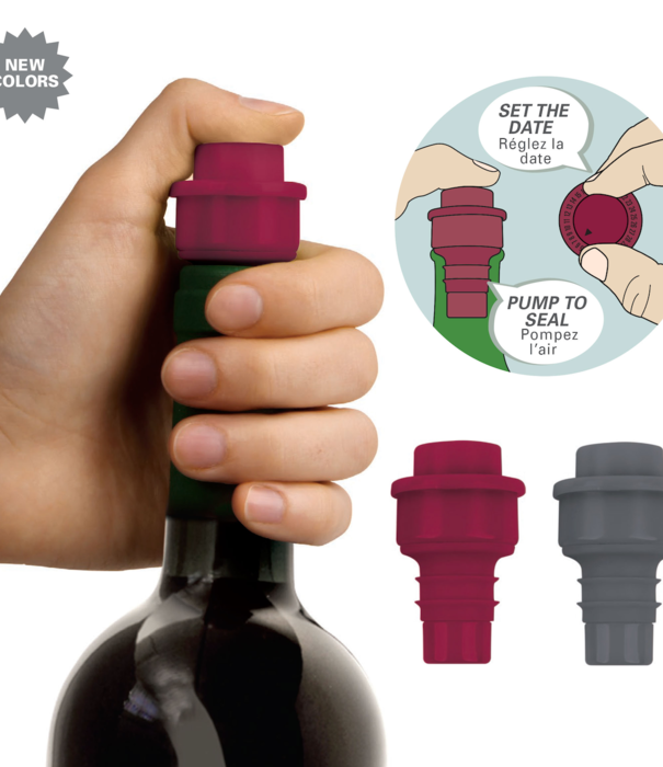 Kikkerland wine pump set of 2